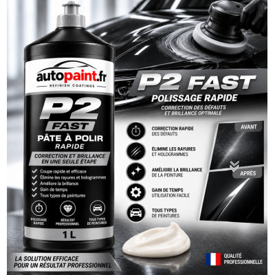 Pâte à Polir P2 FAST – Polissage Rapide – 1 L
