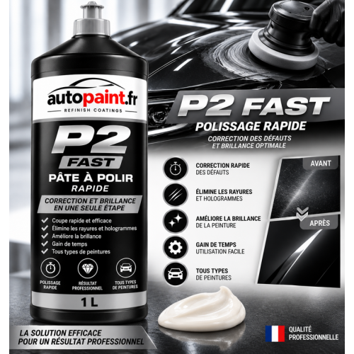 Pâte à Polir P2 FAST – Polissage Rapide – 1 L