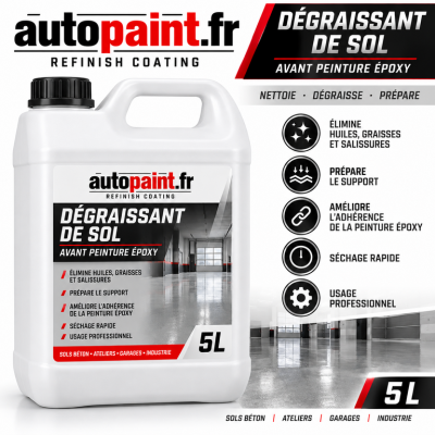 Dégraissant de Sol Avant Peinture Époxy – 5 L – Usage Professionnel