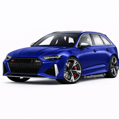 Peinture Audi LG5C Bleu Ultra (6I) – Base Mate Métallisée à Revernir 2 kg