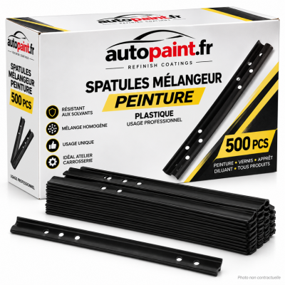 Spatules Mélangeur Plastique pour Peinture – Boîte de 500 pièces