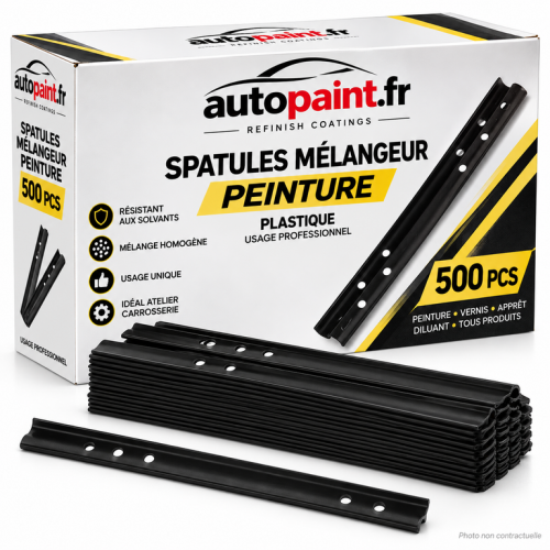 Spatules Mélangeur Plastique pour Peinture – Boîte de 500 pièces