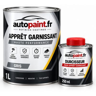 Kit Apprêt Garnissant Gris 4:1 – 1,25 L