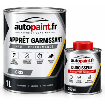 Kit Apprêt Garnissant Gris 4:1 – 1,25 L