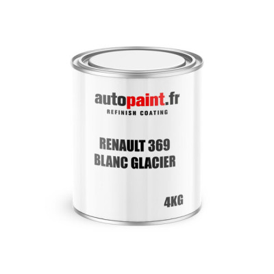 Peinture brillant direct RENAULT 369 BLANC GLACIER 4KG