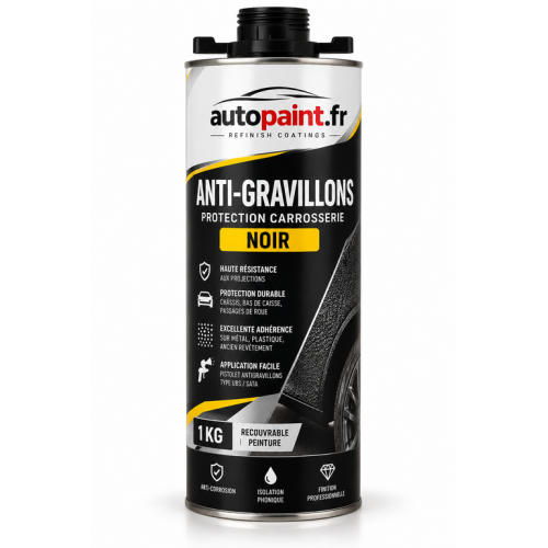 Cartouche anti-gravillons NOIR 1KG