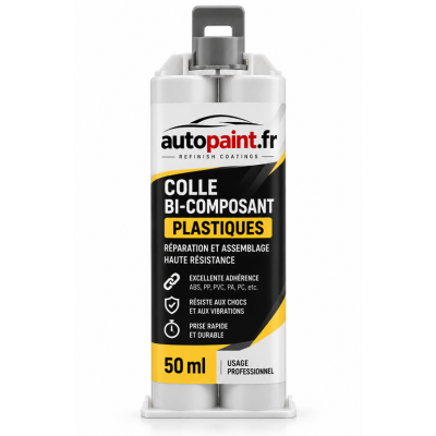 Colle bi-composant pour plastique 50ml