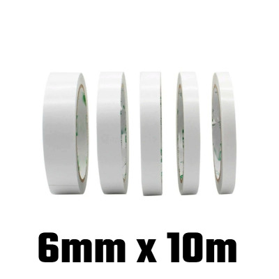Ruban adhésif double face 6mm x 10m