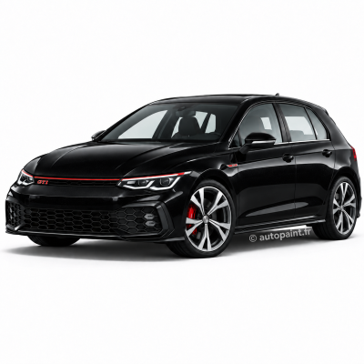 Peinture VOLKSWAGEN LC9X DEEP BLACK – Base Mate Métallisée à Revernir 2 kg